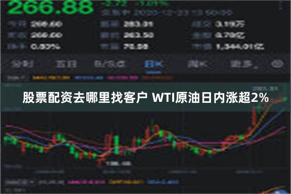 股票配资去哪里找客户 WTI原油日内涨超2%