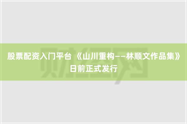 股票配资入门平台 《山川重构——林顺文作品集》日前正式发行