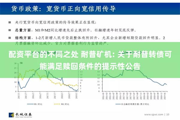 配资平台的不同之处 耐普矿机: 关于耐普转债可能满足赎回条件的提示性公告